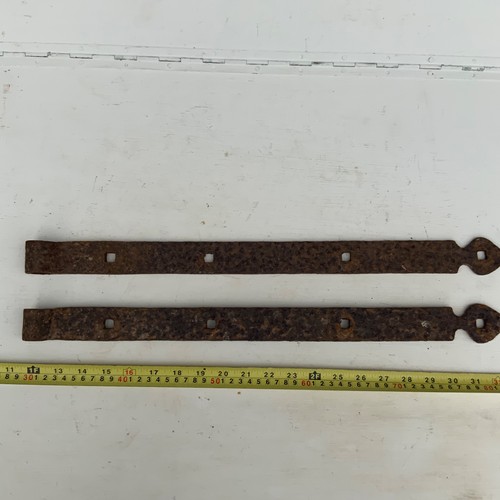 Blacksmith made gate hinges - gate,
