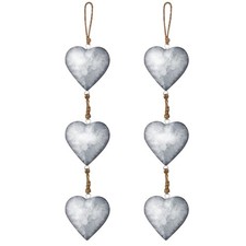 Moxweyeni 2 Pieces Metal Heart
