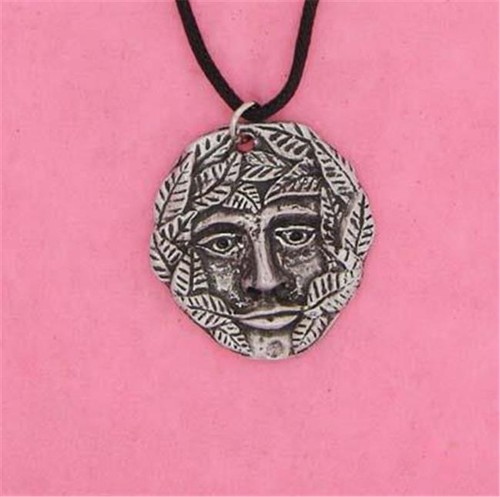English pewter green man - english,