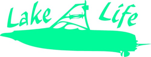Lake life inboard - lake, boat
