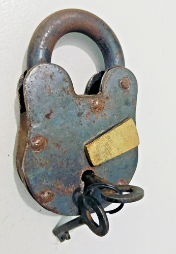 Padlock with keys antique - padlock,