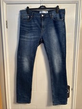 Men’s Burtons Stretch Blue Denim Jeans - Size 38R / 30