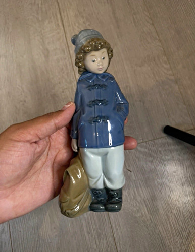 Lladro porcelain boy figurine - lladro,