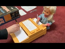 Vintage 1970 Katie Kopycat Desk & Doll By Palitoy Good  Working Condition Boxed 