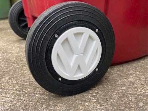 Style wheel hubcaps for - vw,