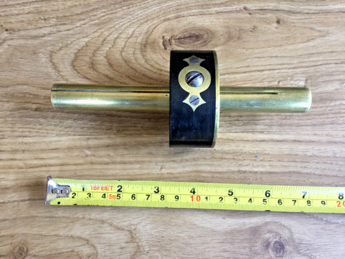 Brass stemmed ebony mortice