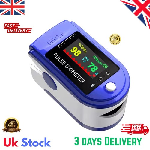 Finger pulse oximeter blood - finger,
