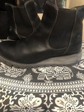 Fly London Black Ankle Boots Size 6