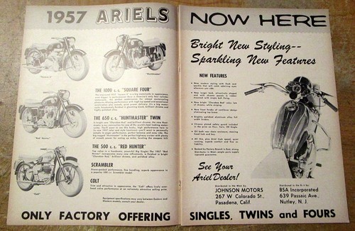 1957 ariel square four - 1957,