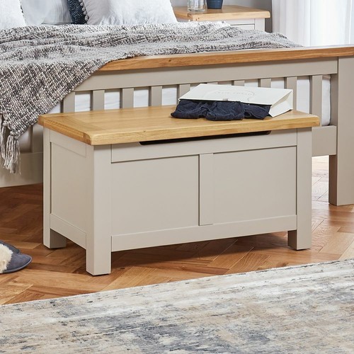 Storage box cotswold - storage, grey