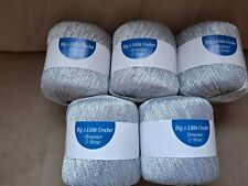 Knitting/Crochet Yarn Silver 5