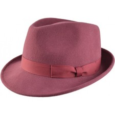 Unisex 5.5cm Brim Felt Fedora