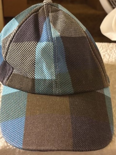Plaid cap shown - cap., as