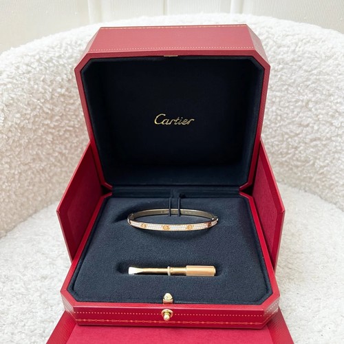 Cartier pave small - yellow, gold