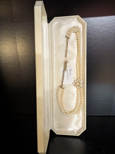 Vintage double strand pearl - double-strand,