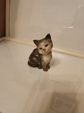 Rare Beswick Kitten Model 1436 Grey Tabby