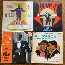 4 x AL JOLSON Vinyl LP Records