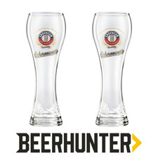 Set of 2 Erdinger Schneeweise Pint Glasses - Brand new