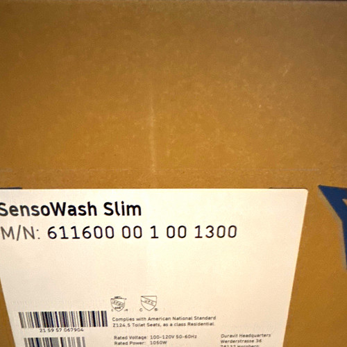 Duravit sensowash slim heated - duravit,