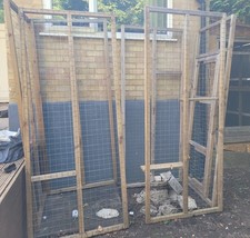 Catio / Play Free Standing House Cat Safe Enclosure Ladders Shelves 12ft x 3ft