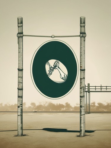 Rugby posts country club - rugby, ochre