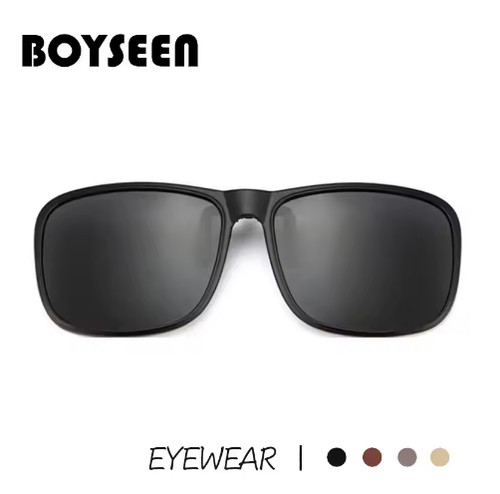 Polarized clip sunglasses - polarized, on