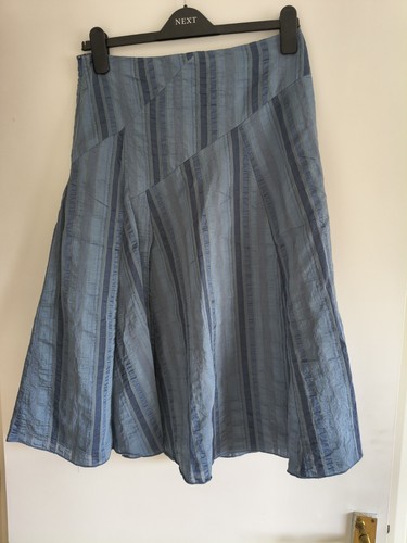 Kew blue flared - flared, skirt
