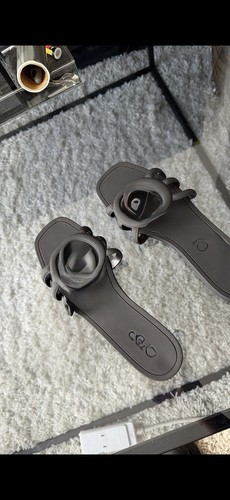 Black sandals size 39 - black, eu