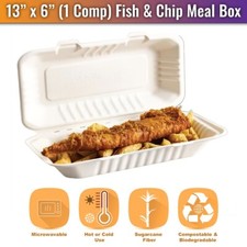 Large White 'Fish and Chip'