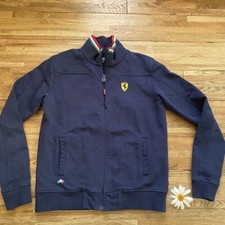 Blue Ferrari zip up jacket