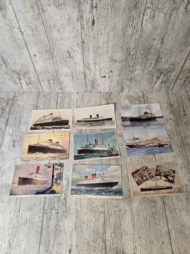 Vintage postcards ships - postcards,