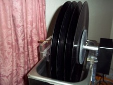 12" + 7" record cleaning machine for the ultrasonic