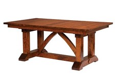 Solid Wood Trestle Dining