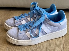 Adidas Campus Junior Trainers, Light Blue, UK Size 3.5