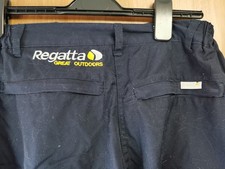 Regatta ladies Navy Blue Lightweight Walking/Hiking Trousers Size 10 Short Leg