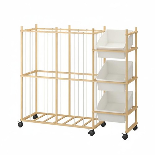 Wooden toy storage - toy,