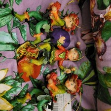 Three Gisela Graham Fairies / Elves. Christmas Decorations.