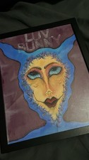 “Luv bunny” hand painted