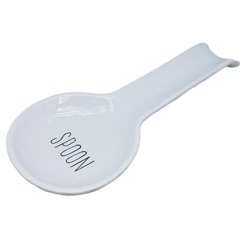 Spoon rest white dimples - white,