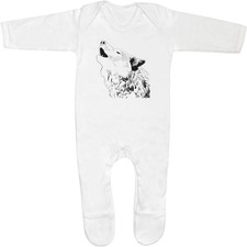 'Howling Wolf' Baby Romper
