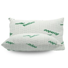 Bamboo memory foam pillow - bamboo,
