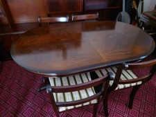 Dining table and chairs and matching sideboard - in need of a bit of tlc
