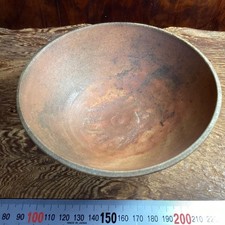 Bizen ware tea bowl with