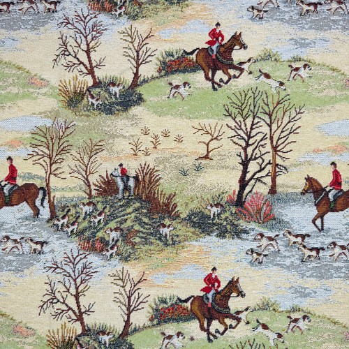 Tapestry fabric hunting - tapestry,