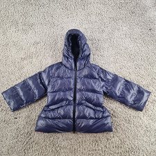 Replay Coat Womens Small Blue Puffer Blue