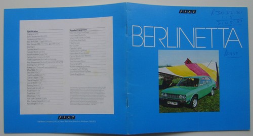 Fiat 128 berlinetta 1300 - fiat,