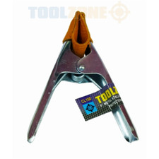 6" Metal Market Stall Clips Spring Clamps with/without Protective Leather Covers