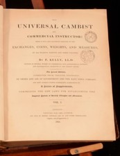 1835 The Universal Cambist and Commercial Instructor P Kelly Coins Weights