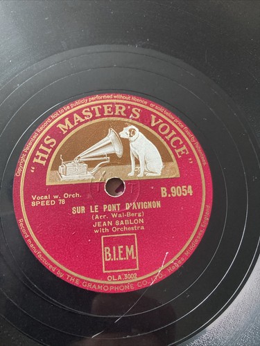 1943 jean sablon sur le - 10",