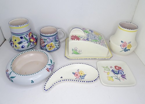 Lot poole pottery - 7x,